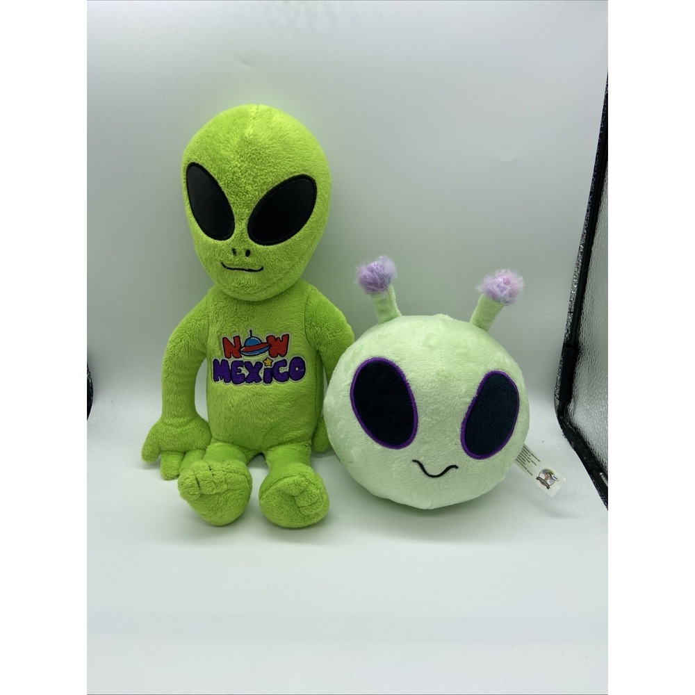 New Mexico Alien Plush Set The RGU Group Green Extraterrestrial Souvenir Lot